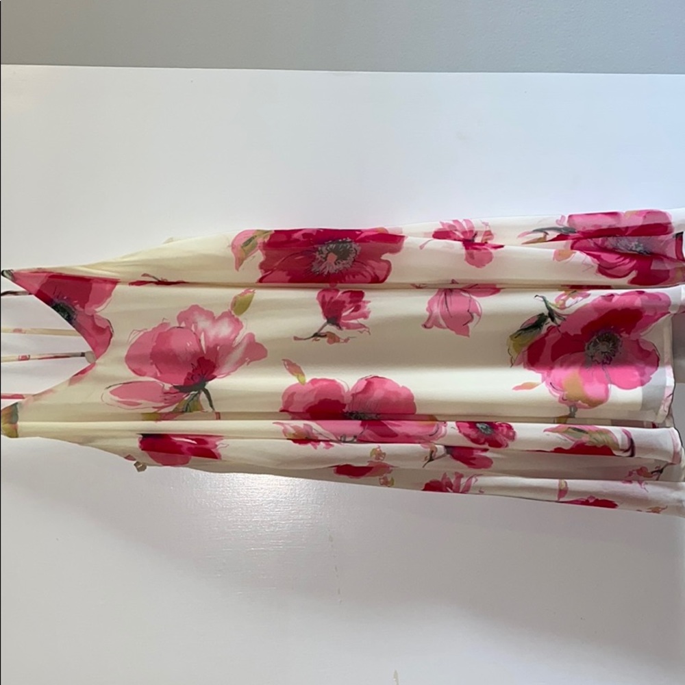White floral Dress